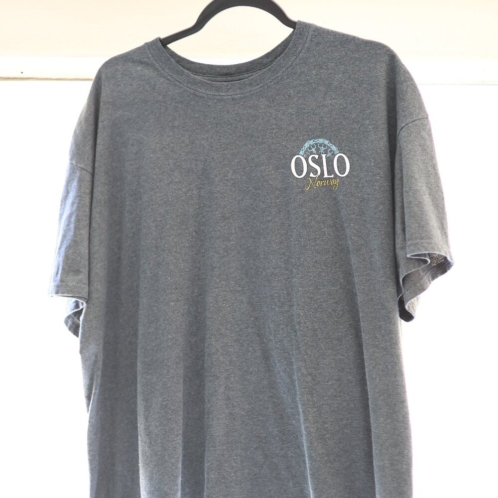 Princess Cruises Oslo Norway Heather Grey Shirt XL - very soft